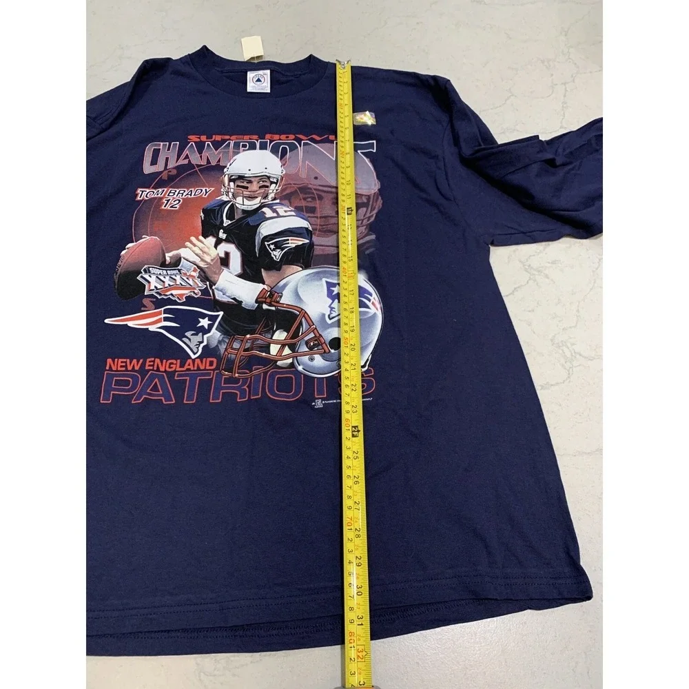 Vintage Tom Brady New England Patriots TShirt 2002 NFL‎ Football 2XL BRAND NEW
